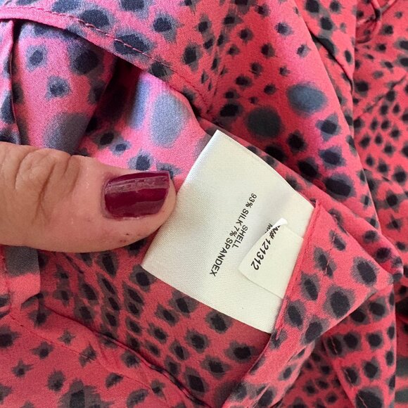 Gryphon New York Silk Maxi Skirt – Pink, Grey & Black - Picture 5 of 5